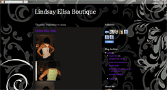 Desktop Screenshot of lindsayelisa.blogspot.com