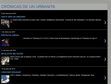 Tablet Screenshot of cronicasdeunurbanita.blogspot.com