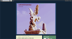 Desktop Screenshot of latinamericalandya.blogspot.com