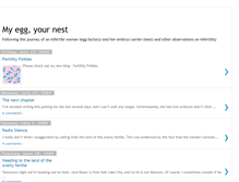 Tablet Screenshot of myeggyournest.blogspot.com