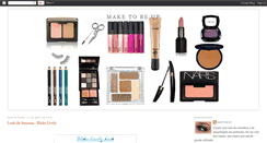 Desktop Screenshot of maketobeup.blogspot.com