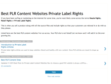 Tablet Screenshot of best-private-label-rights-content.blogspot.com