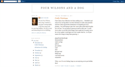 Desktop Screenshot of fourwilsonsandadog.blogspot.com