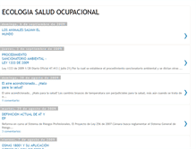 Tablet Screenshot of ecologiasaludocupacional.blogspot.com