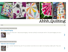 Tablet Screenshot of ahhhquilting.blogspot.com