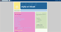 Desktop Screenshot of mykaormicah.blogspot.com