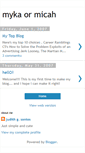 Mobile Screenshot of mykaormicah.blogspot.com