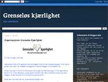 Tablet Screenshot of grenseloskjaerlighet.blogspot.com