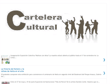 Tablet Screenshot of exposicionescarteleracultural.blogspot.com