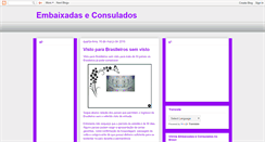 Desktop Screenshot of consuladoseembaixadas.blogspot.com