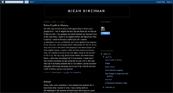 Desktop Screenshot of mlhinchman.blogspot.com