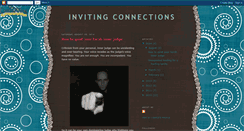 Desktop Screenshot of invitingconnections.blogspot.com