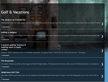 Tablet Screenshot of golfandvacations.blogspot.com