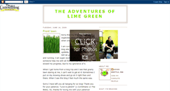 Desktop Screenshot of limegreennerd.blogspot.com