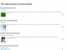 Tablet Screenshot of limegreennerd.blogspot.com