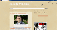 Desktop Screenshot of milkingswansea.blogspot.com