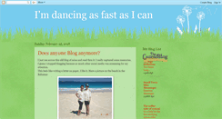 Desktop Screenshot of imdancingasfastasican.blogspot.com