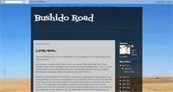 Desktop Screenshot of bushidoroad.blogspot.com