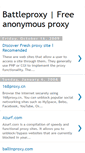 Mobile Screenshot of battleproxy.blogspot.com