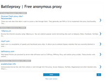 Tablet Screenshot of battleproxy.blogspot.com