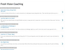 Tablet Screenshot of freshvisioncoaching.blogspot.com