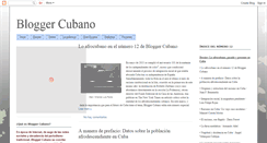 Desktop Screenshot of bloggercubano.blogspot.com