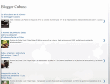 Tablet Screenshot of bloggercubano.blogspot.com