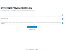 Tablet Screenshot of anticonceptivosmodernos.blogspot.com