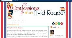 Desktop Screenshot of confessionsavidreader.blogspot.com