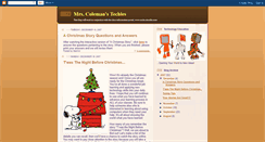 Desktop Screenshot of mrscolemanstechies.blogspot.com