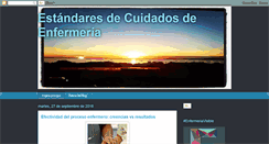 Desktop Screenshot of estandaresencuidados.blogspot.com