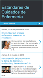 Mobile Screenshot of estandaresencuidados.blogspot.com