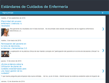 Tablet Screenshot of estandaresencuidados.blogspot.com