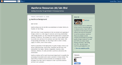 Desktop Screenshot of manforce.blogspot.com