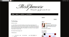 Desktop Screenshot of missglamorise.blogspot.com