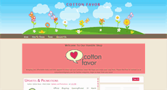 Desktop Screenshot of cottonfavor.blogspot.com