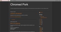 Desktop Screenshot of chromedpork.blogspot.com