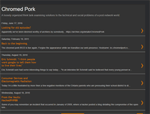 Tablet Screenshot of chromedpork.blogspot.com