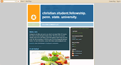 Desktop Screenshot of christianstudentfellowship.blogspot.com