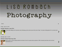Tablet Screenshot of lisarombachphotography.blogspot.com