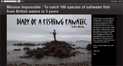 Desktop Screenshot of fishingfanatic2012.blogspot.com