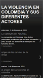 Mobile Screenshot of laviolenciaencolombiaysusactores.blogspot.com
