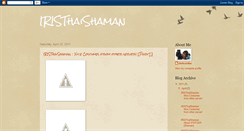 Desktop Screenshot of iristhaishaman.blogspot.com