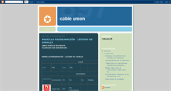 Desktop Screenshot of cableunion-imagen.blogspot.com