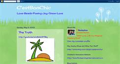 Desktop Screenshot of cestbonchic.blogspot.com
