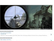Tablet Screenshot of gamerswarzone.blogspot.com