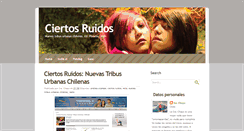 Desktop Screenshot of ciertosruidos.blogspot.com