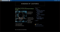 Desktop Screenshot of kingdomoflusitania.blogspot.com