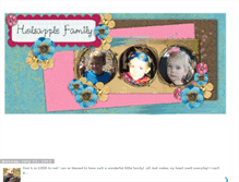 Tablet Screenshot of holsapplefamily.blogspot.com