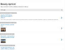 Tablet Screenshot of beautyapricot.blogspot.com